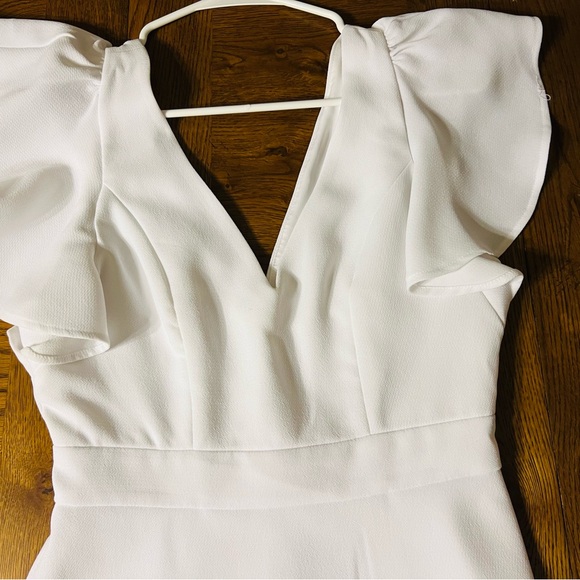 BCBGeneration White Ruffle Mini Dress - Picture 5 of 6